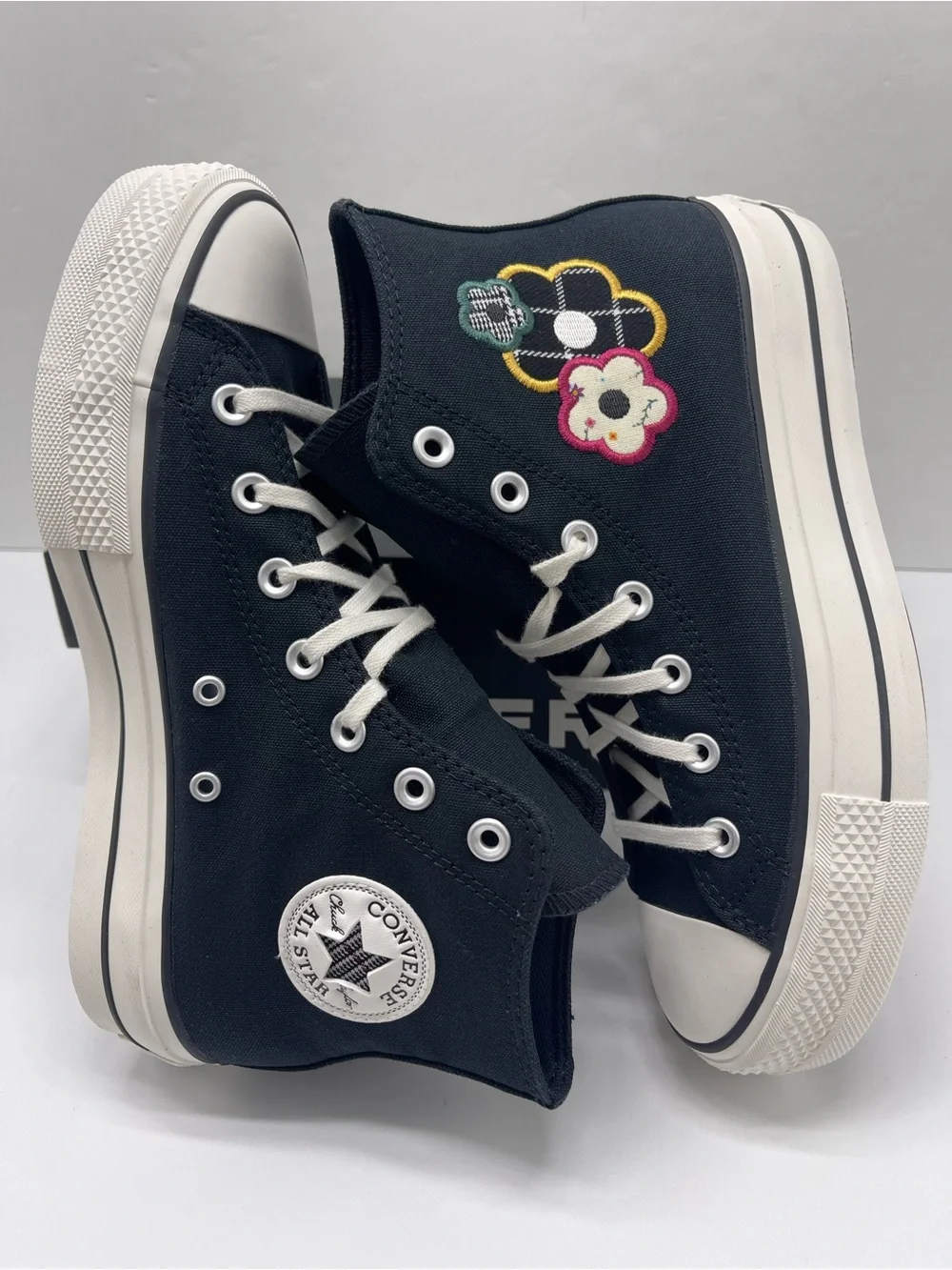 Converse A15534F CTAS LIFT HI BLACK/WHITE/SUNNY ANGLE Platform Sneakers